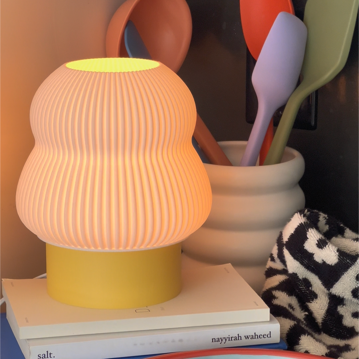 Poly Table Lamp — Butter