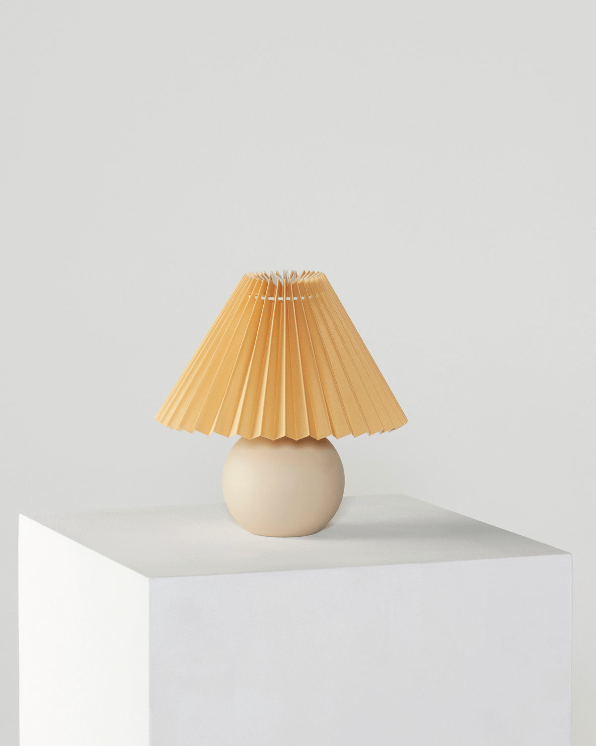 Serena Table Lamp — Beige